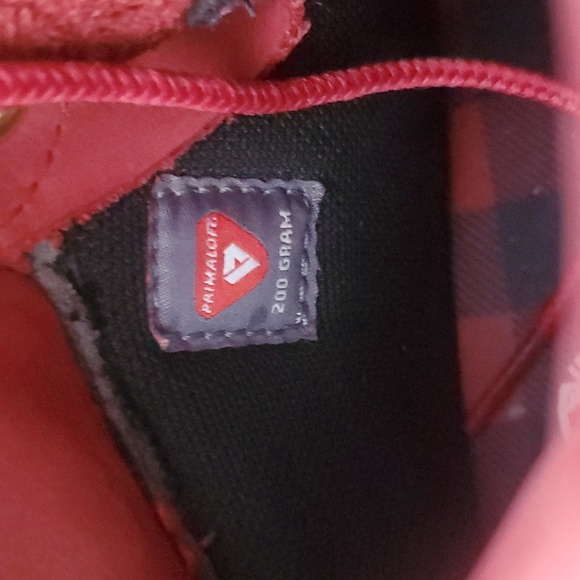 Timberland Boots RED - Kids size 12 shoes Unisex - Picture 6 of 8